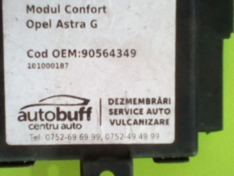 Modul Confort Opel Astra G (1998-2004) 1.7 90564349 90 564 349