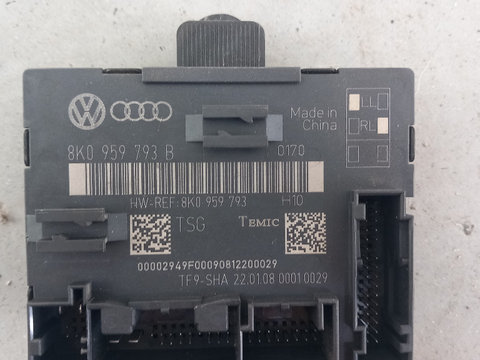 Modul Confort Usa Stanga Fata Audi A4 B8 Cod : 8K0959793B