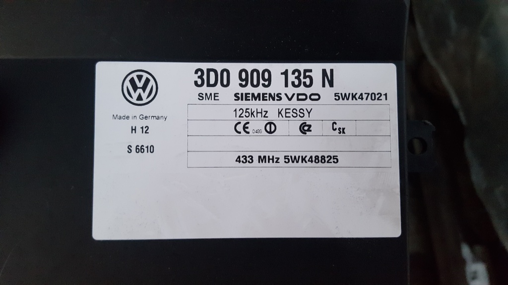 Modul Confort Vw Touareg cod 3D0909135N