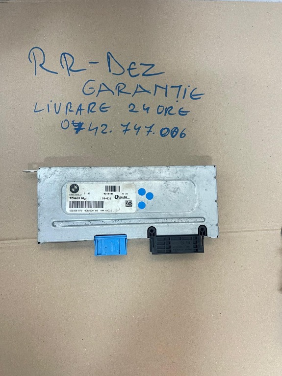 Modul control gateway BMW Seria 5 F10 Seria 1 F20 Seria 7 F01 9213187 2010-2016