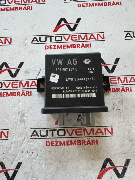 Modul control lumini Audi A3 Sportback 2010 (8PA) [Fabr 2004-2013] 8P3907357B