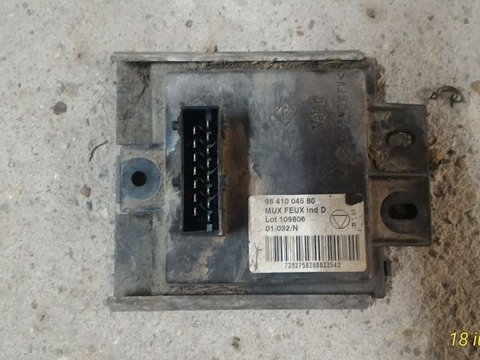 Modul control lumini Peugeot 607 , 2002 , 2.2 hdi , cod : 9641004580