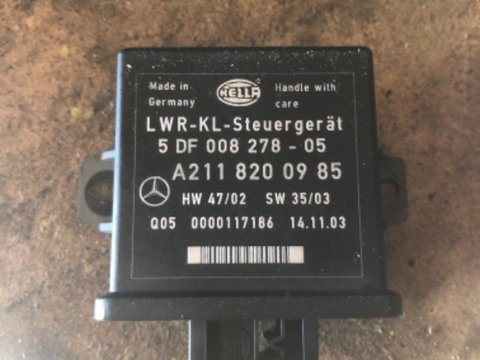 Modul control nivel lumini faruri Mercedes E-Class, W211, A2118200985