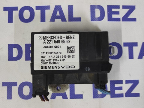 Modul control pompa combustibil Mercedes W221 S-Class,cod A2215406562 5WK11560ABF