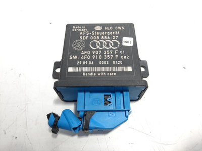 Modul control reglaj faruri, cod 4F0907357F, Audi 