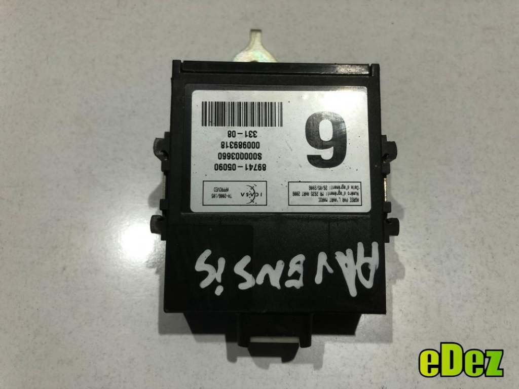 Modul control Toyota Avensis (2009-2012) [T27] 2.0 d4d 1AD-FTV 93 kw 89741-05090