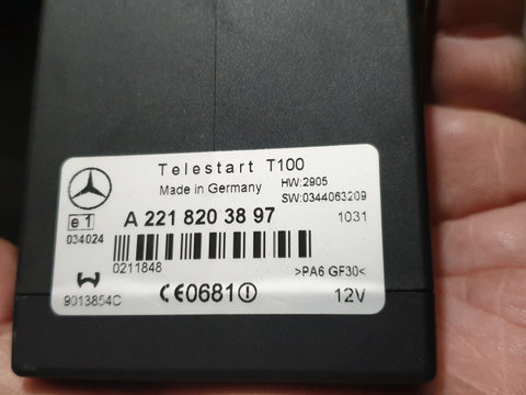 Modul Control Webasto Mercedes S350cdi W221 2012 A2218203897