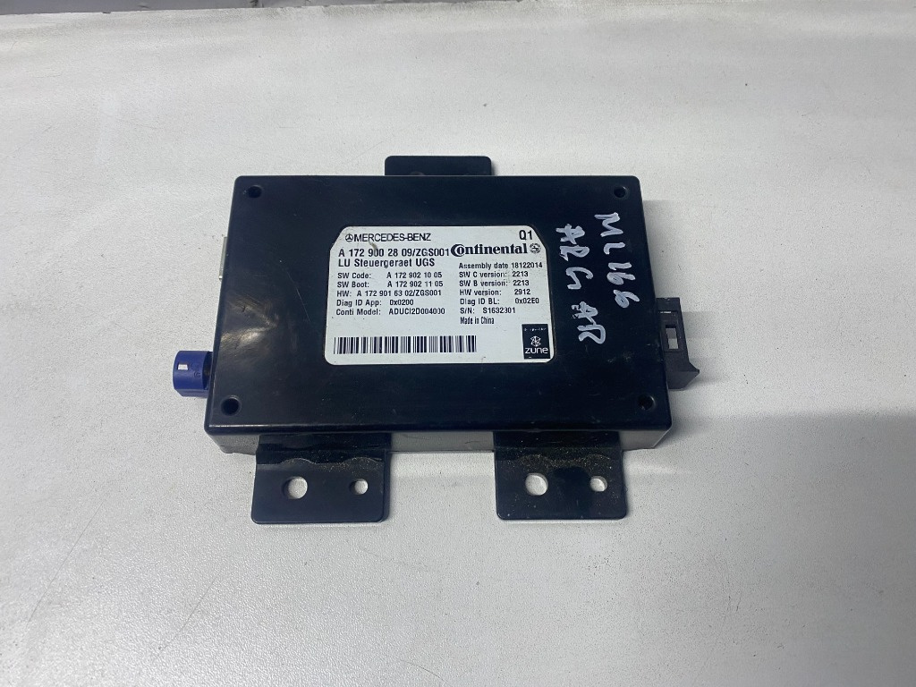 Modul cruise control Mercedes ML W166 2012-2015 cod A1729002809