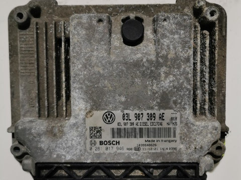 Modul ECU Calculator Motor ECU 03L907309AE, 0281017946, VW (#C-R18)