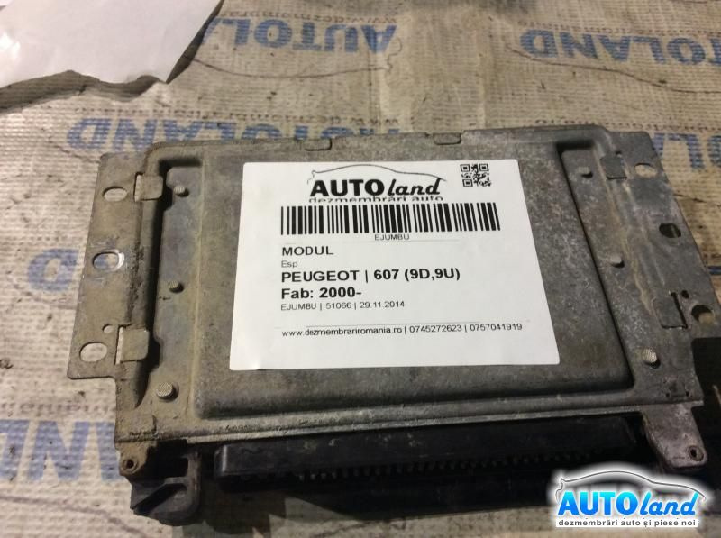 Modul Electronic 0265109629 Esp Peugeot 607 9D,9U 2000