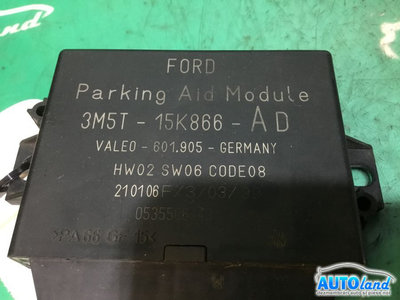 Modul Electronic 3m5t15k866ad Senzor Parcare Ford 