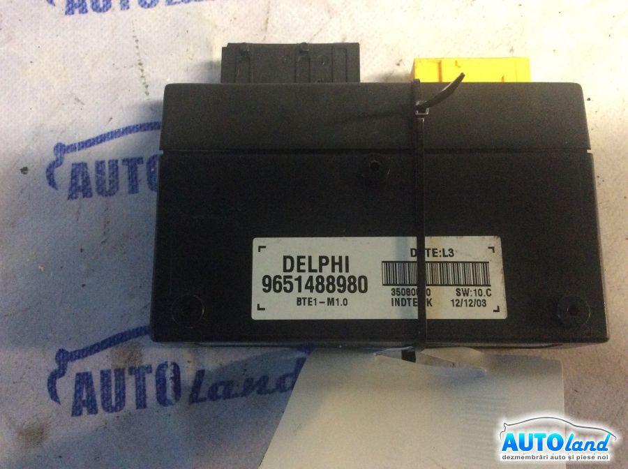 Modul Electronic 9651488980 Decapotare Peugeot 307 CC 3B 2003