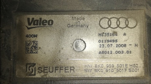 Modul electroventilator Audi a4 b8