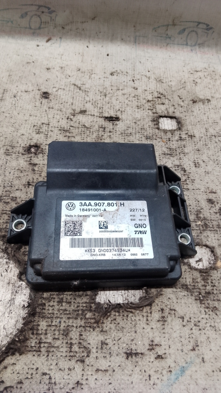 Modul frâna de mana Volkswagen Passat B7 2012, 3AA907801H