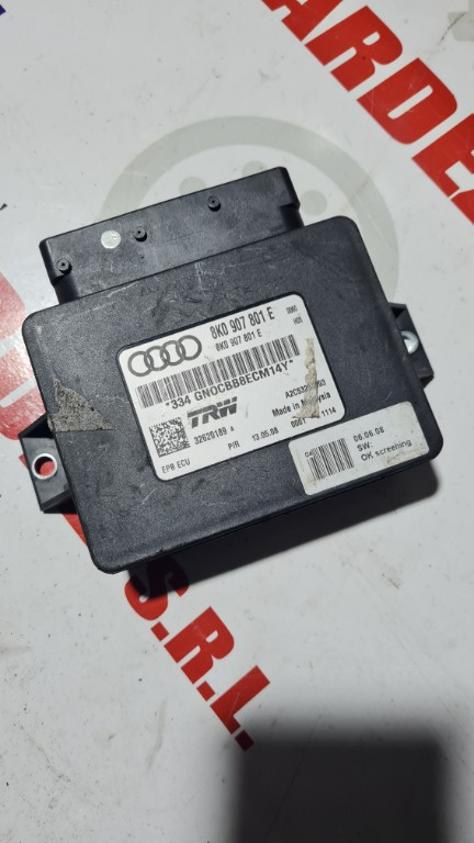 Modul frana de mana Audi A4 (2007->) [8K2, B8] 2.0 tdi 8k0907801e