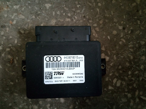 Modul frana de mana Audi A8 D4 cod 4H0907801E