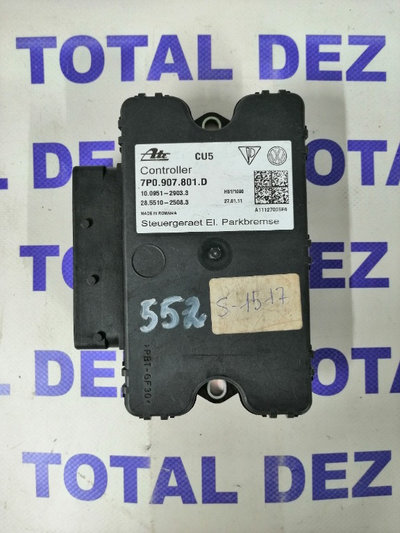 Modul frana de mana,Vw Touareg 7P 2012 cod 7P09078