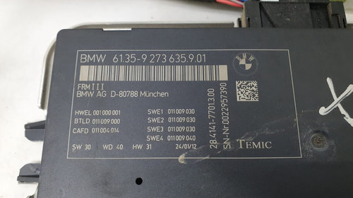 Modul frm 9273635901 BMW X3 F25 [2010 - 