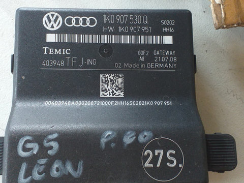 Modul Gateway VW Golf 5 Seat Leon cod produs:1K0907530Q/1K0 907 530 Q