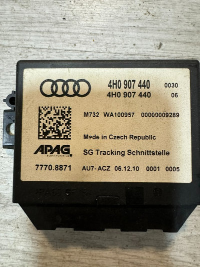 Modul GPS/Localizare pentru Audi A8 D4,An 2012,Cod
