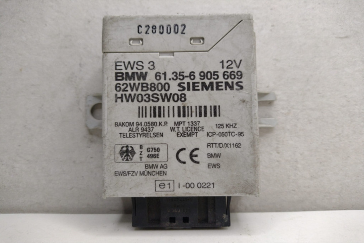 Modul Imobilizator Siemens 61356905669 BMW Seria 3 E46 [1997 - 2003]