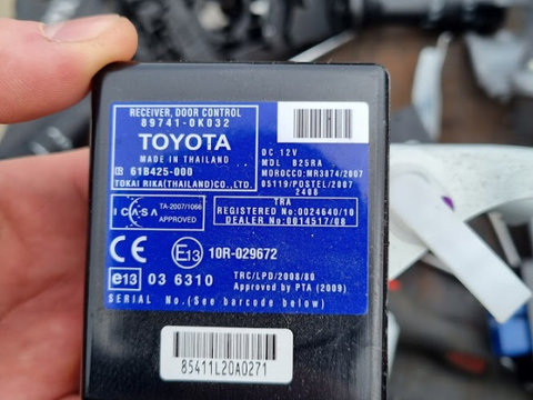 Modul inchidere centralizata Toyota Hilux din 2012 2013 2014 2015 cod 89741-0k32
