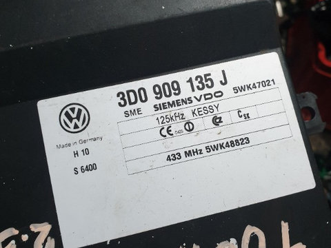 Modul inchidere Centralizata Volkswagen Touareg (3D0909135J