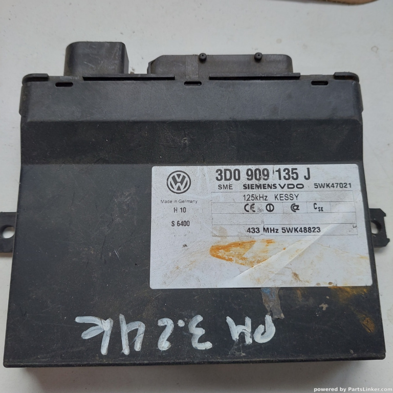 Modul inchidere centralizata VOLKSWAGEN TOUAREG (7LA, 7L6, 7L7) [ 2002 - 2013 ] OEM 3d0909135j