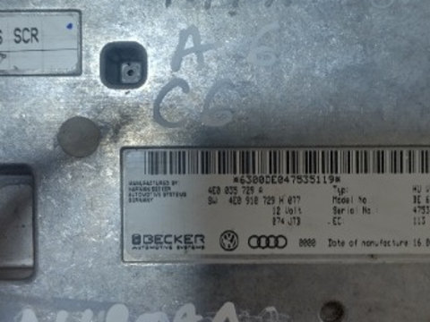 Modul interfață mmi audi A6 C6