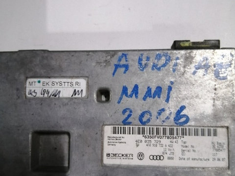 Modul interfata MMI, Audi A6 (4F2, C6),cod 4E0035729