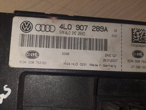 Modul Keyless Audi Q7 din 2008 cod 4LO907289 A