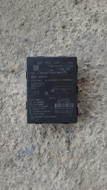 Modul keyless Volkswagen Golf 7 3Q0959435L