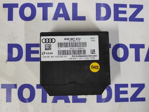 Modul lumina ambientala Audi A8 D4 4H, cod 4H0907412