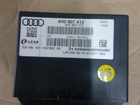 MODUL LUMINI 4H0907412 Audi S8 2012 Berlina 4.0 TFSI, 382 KW , CGTA, E5