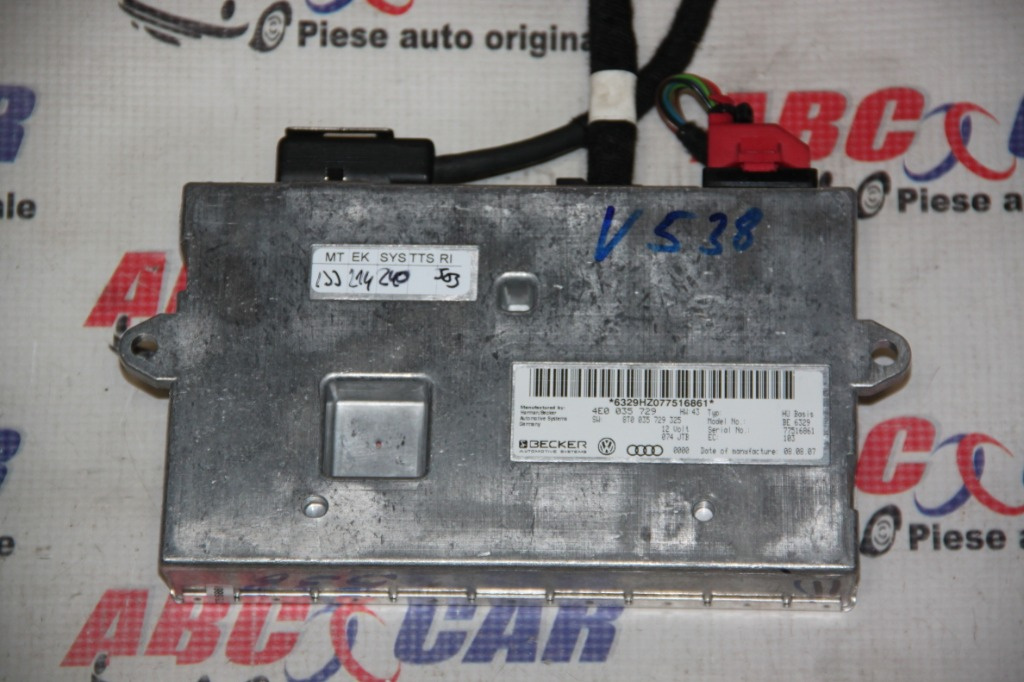 Modul MMI Audi A8 D3 4E 2003-2009 cod: 4E0035729