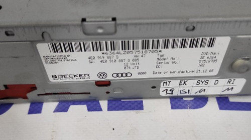 Modul navigatie Audi , cod 4E0910887Q 4E