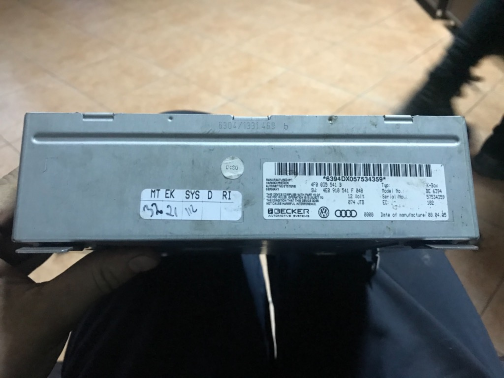Modul navigatie MMI(radio)Audi A6 C6 2005-2008 cod: 4F0035541B/4E0910541F