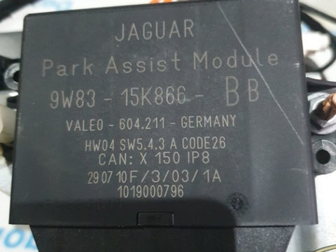Modul parcare Jaguar XF 3.0 D 2010 Cod 9w8315k866bb