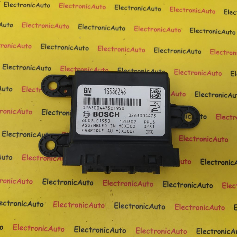 Modul Parcare Opel Zafira C, 13386248, 0263004475