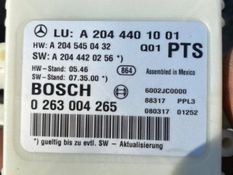 Modul parktronic Mercedes C-class w204 A2044401001