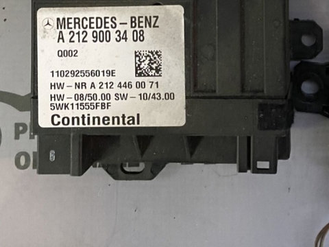 Modul pompa combustibil Mercedes W212 E Class 2012cod A2129003408