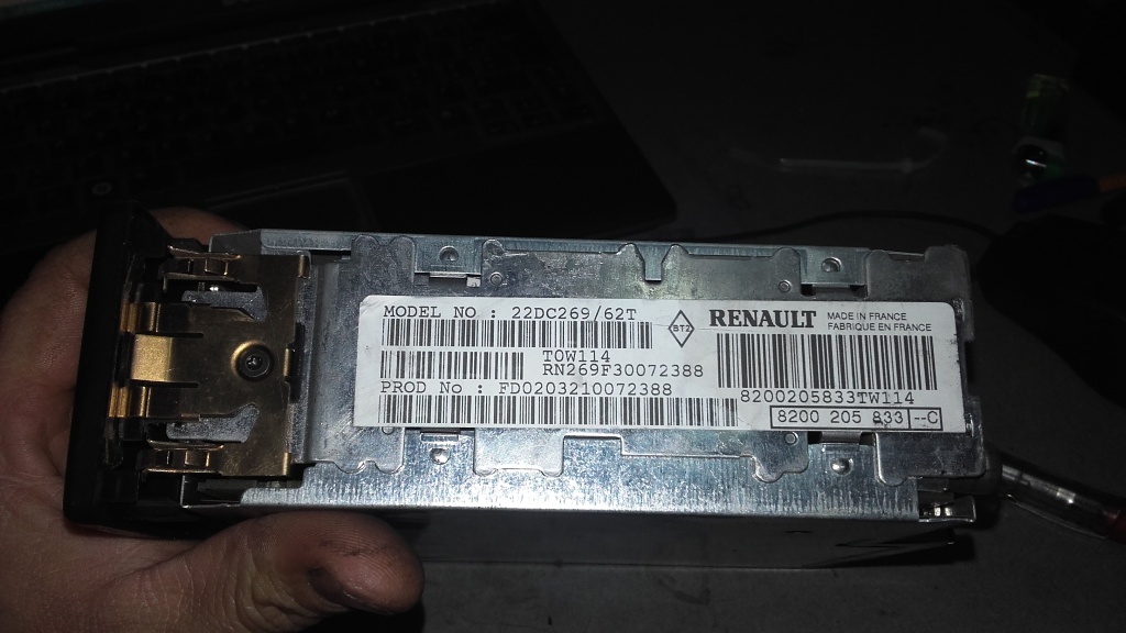 Modul radio renault 8200205833c