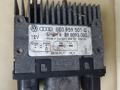 Modul, Releu electroventilator Audi A4 B7 2.7tdi, 