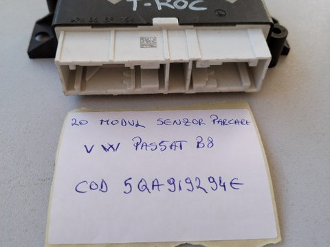 Modul senzor parcare VW PASSAT B8 Cod 5QA919294E