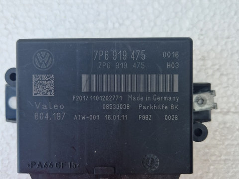 Modul senzor parcare VW Touareg 7P 2011 cod 7P6919475