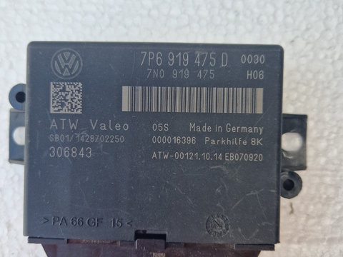 Modul senzor parcare VW Touareg 7P 2011 cod 7P6919475D