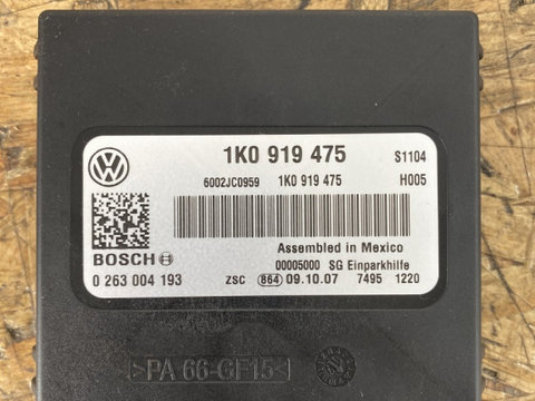 Modul senzor parcare VW Touran 2.0TDI DSG sedan 2008 (1K0919475)