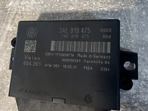 Modul senzori de parcare 3AE 919 475 VW Passat CC din 2011