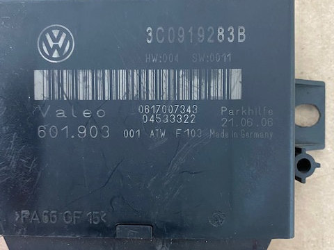 Modul senzori parcare 3C0 919 283B Volkswagen Passat B6 [2005 - 2010] wagon 5-usi 2.0 TDI MT (140 hp) CULOARE L041