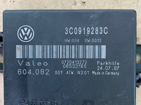 Modul senzori parcare 3C0 919 283C Volkswagen Passat B6 [2005 - 2010] wagon 5-usi 2.0 TDI MT (140 hp)